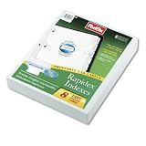 Oxford 11316 Custom Label Tab Dividers With Self-Adhesive Tab Labels, 8-Tab/Set, 25 Sets/Box