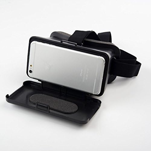 Liontronic Plastic Adjustment Google Cardboard 3d Vr Virtual Reality Headset Video Movie Game Glasses for Mobile Phone (4.7-5.5)