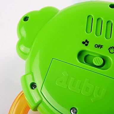 MWV Mini Musical Luminous Frog-shaped Tambourine for Babies