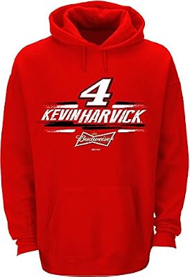NASCAR Kevin Harvick #4 Budweiser Swoosh Hoodie Sweatshirt
