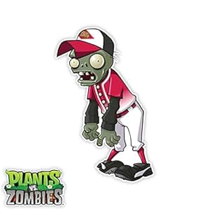 Amazon.com: Plants vs. Zombies Wall Decals: Baseball Zombie (7.5 in x ...