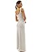 PattyBoutik Women's Scoop Neck A-Line Maxi Dress