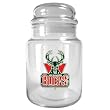 Milwaukee Bucks 31oz Glass Candy Jar - Primary Logo NBA Basketball