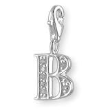 MELINA Charm Anhänger Buchstabe B Silber 925