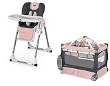 Chicco High Chair & Lullaby Playard in Bella