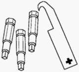 Quik Drive Bit Pack Square #2 (3PK) #BIT2S-RC3