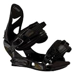 Lamar Mx150 Snowboard Bindings Black