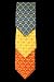 Silk Tie Prehispanic Animals in Grey