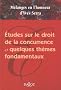 Etudes sur le droit de la concurrence et quelques th�mes fondamentaux : M�langes en l'honneur d'Yves Serra