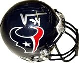 Vernand Morency Autographed/Hand Signed Houston Texans Authentic Mini Helmet