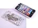 Smile Case 3D Cross Crystalized Rhinestone Bling Full Cover Case for iPod Touch iTouch 4th Generation Made with Crystal (it-3D Clear Cross)