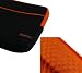 rooCASE Neoprene Super Bubble Sleeve Case for Lenovo IdeaPad U110 11.1-Inch Black (Black / Orange)
