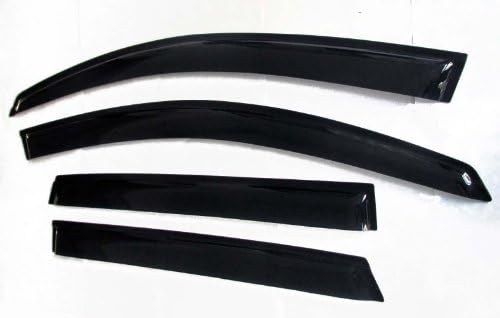 Firstouch 08XK-YD Nissan QASHQAI SMOKE WINDOW VISOR VENT SHADE RAIN/SUN/WIND GUARD