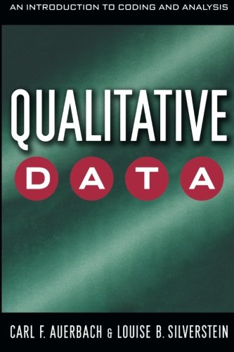 Qualitative Data: An Introduction to Coding and Analysis (Qualitative Studies in Psychology)