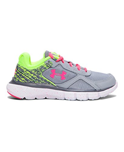 Under Armour Girls' Pre-School UA Micro G® Velocity Graphic Running Shoes