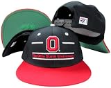 Ohio State Buckeyes Classic Split Bar Snapback Adjustable Plastic Snap Back Hat / Cap