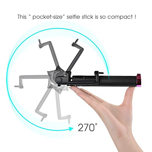 Sogo 2015 Luxury Extendable Folding Wired Selfi Self Selfie Stick