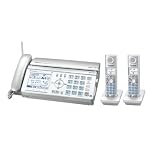 Panasonic パーソナル普通紙ファクス シルバー 子機2台タイプ (A4送信/A4受信) KX-PW621DW-S