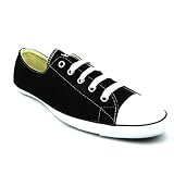 Converse All Star Light OX Womens Canvas Trainers-Black