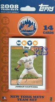 Topps MLB Baseball Cards 2008 New York Mets 14 Card Team Set