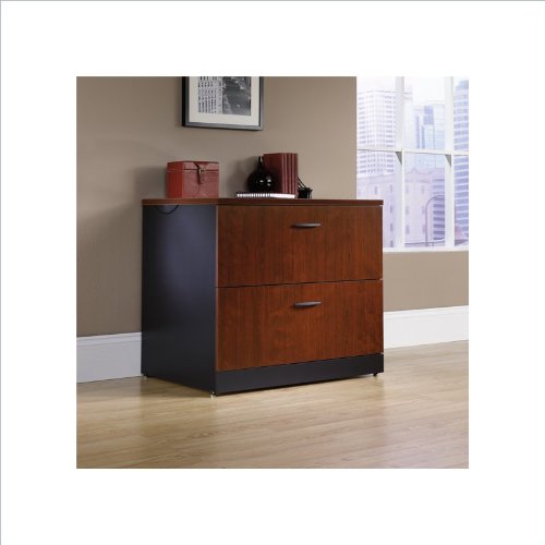 Sauder Via Lateral File in Classic Cherry