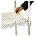Alera Shelf Liners For Wire Shelving, 48W X 18D, Clear Plastic, 4/Pack