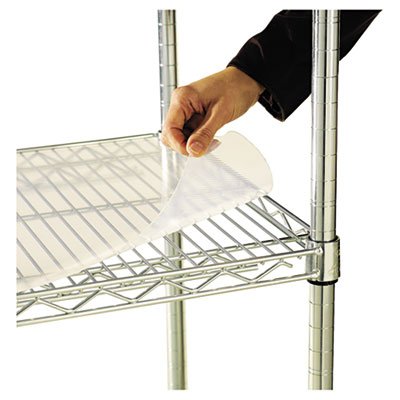 Alera Shelf Liners For Wire Shelving, 48W X 18D, Clear Plastic, 4/Pack