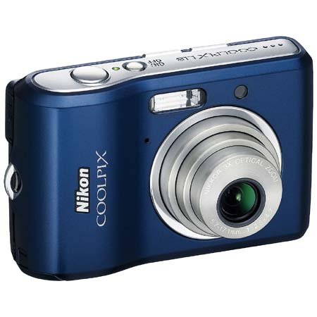 Nikon Coolpix L18 8MP Digital Camera with 3x Optical Zoom (Navy)