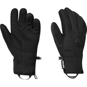 Outdoor Research Women's Gripper Gloves, Black, Medium