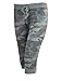 Kavio! Junior Heather Camouflage Capri Pant Silicon Wash