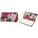 Vera Bradley Checkbook Cover in Mocha Rouge