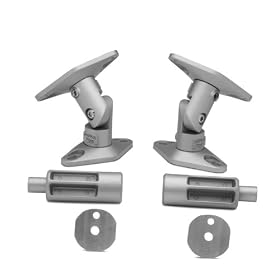 Click here to buy Vantage Point Silver Universal Satellite Speaker Mounts by Vantage Point.