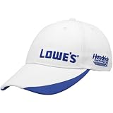 NASCAR Chase Authentics Jimmie Johnson Chad Knaus Contrast Bill Adjustable Hat - White/Royal Blue