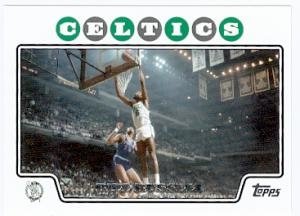 Bill Russell basketball card 2008 Topps #175 (Boston Celtics)