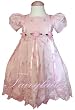 NWT Brand New Girl Pink Perfect Easter Holiday Embroidery Dress