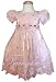 NWT Brand New Girl Pink Perfect Easter Holiday Embroidery Dress