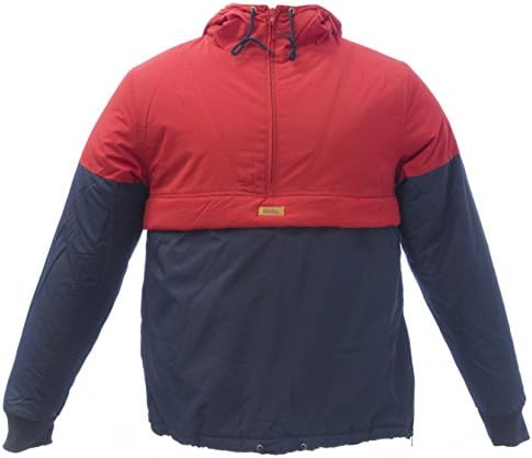 Durkl Men's Half Zip Jacket XX-Large Red/Navy
