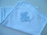 Receiving Blanket - Blue Bunny