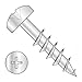 #8 x 1 1/2" Deep Thread Wood Screws/Phillips/Pan Head/Steel/Zinc/2/3 Thread (Carton: 5,500 pcs)