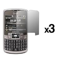 3 Pack of Premium Reusable LCD Screen Protectors for Samsung Jack i637
