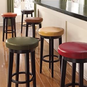 Dublin Swivel Bar Stool - Camel, 24" Counter Height - Grandin Road