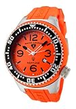 Men's Neptune Orange Dial Orange Rubber