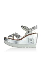RUCO LINE Sandalias de cuña 3552 Desert (Plata)