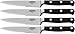 image and picture of LamsonSharp 4-Piece Serrated Steak Knife Set