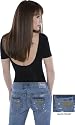 New England Patriots Women's Alyssa Denim Jeans - Touch by Alyssa Milano