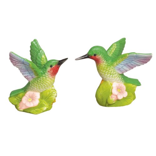 Garden Hummingbird Bird S/P Shakers Set