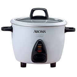 Aroma ARC-733G 3-Cup Rice Cooker & Food Steamer