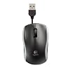 Logitech Mouse M125 Souris filaire Cordon r�tractable Suivi optique haute d�finition  Argent