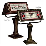 Art Glass Banker's Lamp - Patriots (13.25 x 10.25)