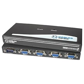 Cables To Go - 29551 - VGA Video Splitter Extender 4-Port